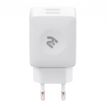 2E Accessories Wall Charger 2USBX2.1A, White (2E-WC4USB-W)