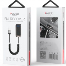Simsiz avtomobil FM-transmiteri Yesido YAU32 Simsiz avtomobil FM-transmiteri Yesido YAU32