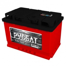 Avtomobil akkumulyatori Rusbat 6CT-75VL 650A 12V