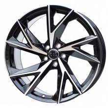 Автомобиль учун диска R20 D5491 5-112 Black Machine 4 та