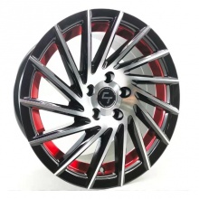 Diska mashina uchun R15 752 Black Machin Redline 4*100 ET35 CB56.5 4 ta