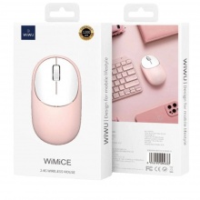 Wiwu WIMICE Wireless Mouse черный\розовый