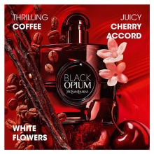 YVES SAINT LAURENT BLACK OPIUM (W) EDP OVER RED 90 ml YVES SAINT LAURENT BLACK OPIUM (W) EDP OVER RED 90 ml