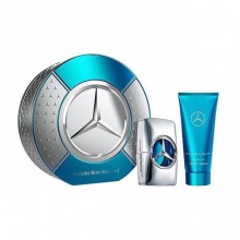 MERCEDES BENZ MAN BRIGHT EDP SET  100ML SH/G 100ML