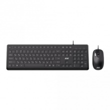 Simsiz klaviatura va sichqoncha to‘plami 2E MK405 USB Black Low Profile