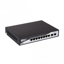 Kommutator 2E PowerLink SP802F 8xFE PoE+2xFE Uplink 96Vt boshqarib bo‘lmaydigan