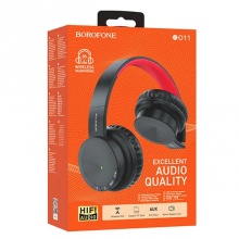 Симсиз минигарнитуралар Borofone BO11 Black