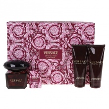 Versace Crystal Noir (W) Set EDP 90 ml + EDP Mini 5 ml + B/L100ml + Sh/G 100ml