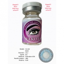 Рангли контакт линзалари Vakoli S3-243 BLUE 1 дона
