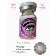 Рангли контакт линзалари Vakoli S3-251 PEARL 1 дона