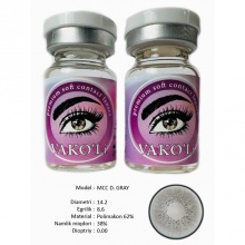 Rangli kontakt linzalari Vakoli MCC D. GRAY 2 dona