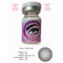 Rangli kontakt linzalari Vakoli KA0203 GRAY 1 dona