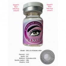 Рангли контакт линзалари Vakoli WFS-10 STERLING GRAY 1 дона