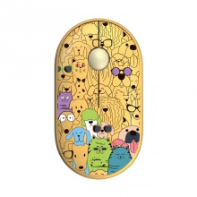 Беспроводная мышь 2E MF300 Silent BT PETS,CATS&DOGS (2E-MF300WPETSYW)