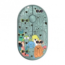 Мышь беспроводная 2E MF300 Silent BT WL PETS:DOGS (2E-MF300WPETSYW)