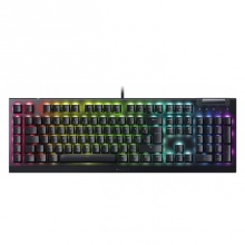 Клавиатура механическая Razer BlackWidow V4 X, 110key,  USB-A, EN/RU, RGB, чёрный Yellow Switch