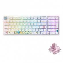 Механик клавиатура Akko 3098B Doraemon Rainbow CS Jelly Pink RGB (6925758617826)