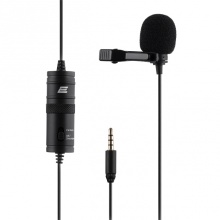 Петличный микрофон 2E Lavalier Microphone 3.5mm (2E-ML010)