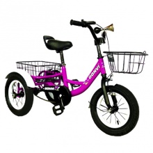 Bolalar uchun savatli uch g‘ildirakli velosiped VL-2075 Pushti 14 Bolalar uchun savatli uch g‘ildirakli velosiped VL-2075 Pushti 14