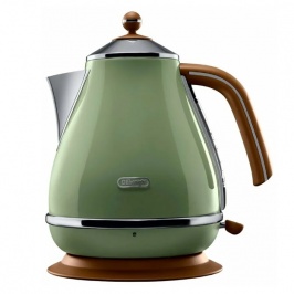 Электр чойнак DeLonghi KBOV 2001 GR Icona Vintage