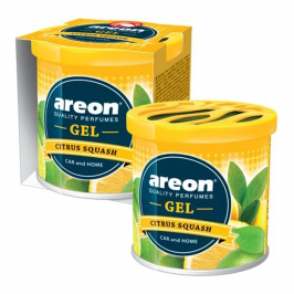 Автомобильный очиститель воздуха Areon gel can Citrus Squash