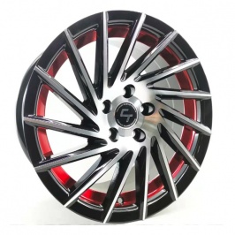 Диска машина учун R15 752 Black Machin Redline 4*100 ET35 CB56.5 4 та