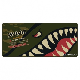 O‘yin gilamchasi Varmilo Mouse Pad Warrior-Soar XL (900x400x3mm), Green ZDB043-01