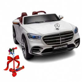 Детский автомобиль Mercedes-Benz S600 белый