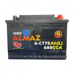 Avtomobil akkumulyatori Almaz 75 Ah Captiva 4