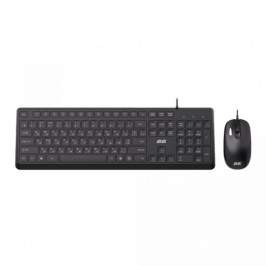 Симсиз клавиатура ва сичқонча тўплами 2Е MK405 USB Black Low Profile
