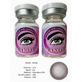 Цветные контактные линзы Vakoli #2568 2 шт