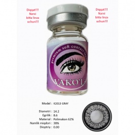 Цветные контактные линзы Vakoli K2013 GRAY 1 шт