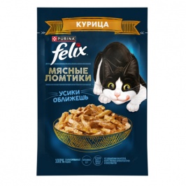 Feliks ho‘l mushuk uchun tovuqli ovqat 5 dona Feliks ho‘l mushuk uchun tovuqli ovqat 5 dona