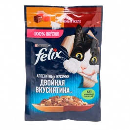 Mushuklarga ho‘l ovqat Feliks Ikki marta mazali kurka va jigar 5 dona Mushuklarga ho‘l ovqat Feliks Ikki marta mazali kurka va jigar 5 dona