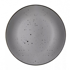 Ардесто Багҳериа кулранг керамик ширинлик ликопчаси, 19 см AR2919 GREY