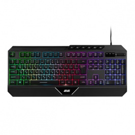 Клавиатура мембранная проводная 2E GAMING KG315 EN/RU, RGB 2E-KG315UBK_AK