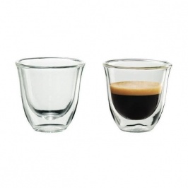 Набор стаканов для кофе DeLonghi DLSC310 SET (2 шт) 60ml