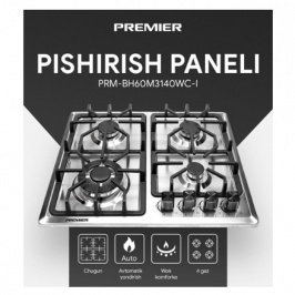 Pishirish paneli Premier BH60M3140WC-I Po‘lat rang