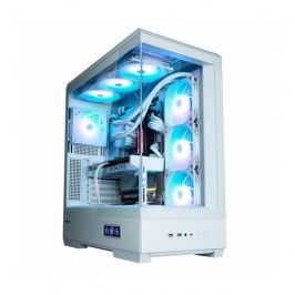 Корпус Zalman P50 DS без БП, 2xUSB3.0, 1xUSBType-C, 4x120мм ARGB, VGA 435мм, LCS ready, TG Side Panel, ATX