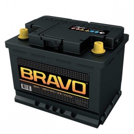 Автомобильный аккумулятор Bravo 60Ah 480A 12 V