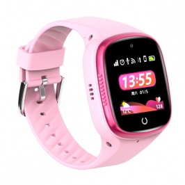 aqlli soat Porodo Kids 4G GPS Pushti rang