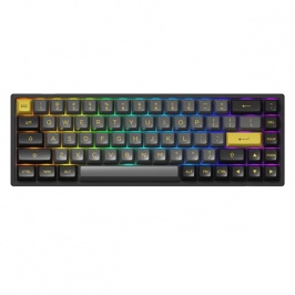 Mexanik klaviatura Akko 3068B Plus Black&Gold CS Jelly Purple RGB (6925758619288)