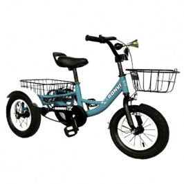 Bolalar uchun savatli uch g‘ildirakli velosiped VL-105 Turkuaz rang 16 Bolalar uchun savatli uch g‘ildirakli velosiped VL-105 Turkuaz rang 16