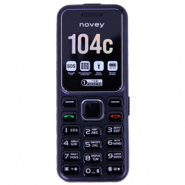 Кнопочный телефон Novey 104C Black