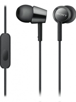 Sony MDR-EX155AP Қора Sony MDR-EX155AP Қора