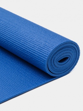 Pilates va fitnes mat, 6 mm Ko'k