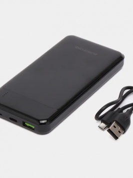 Power Bank BOROFONE с быстрой зарядкой, 10000mAh, BJ19 черный