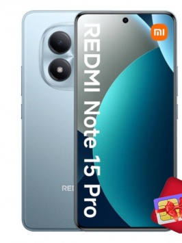 Xiaomi Redmi Note 15 Pro 4G 8/256 GB Glacier Blue