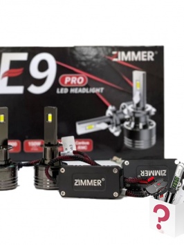 Avtomobil lampalari Zimmer E9 PRO H7