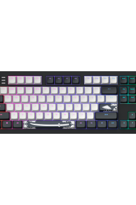 Игровая клавиатура Dark Project ALU87 Bushido Black White (DPKB-BUSHIDO-87)